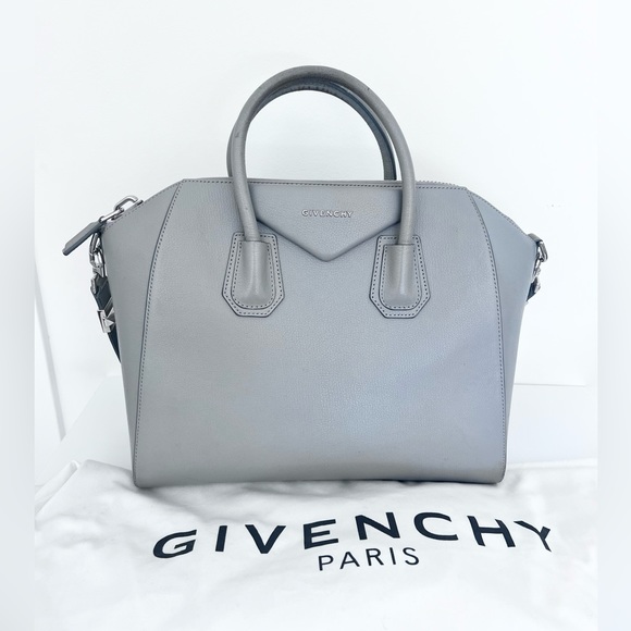 Givenchy medium Antigona in Grey with silver hardware - Picture 3 of 16